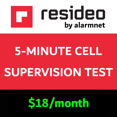Resideo AlarmNet 5-Minute Commercial Cell Radio Supervision Test Services