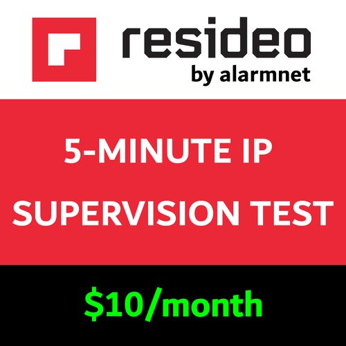 Resideo AlarmNet 5-Minute Commercial IP Supervision Test Services