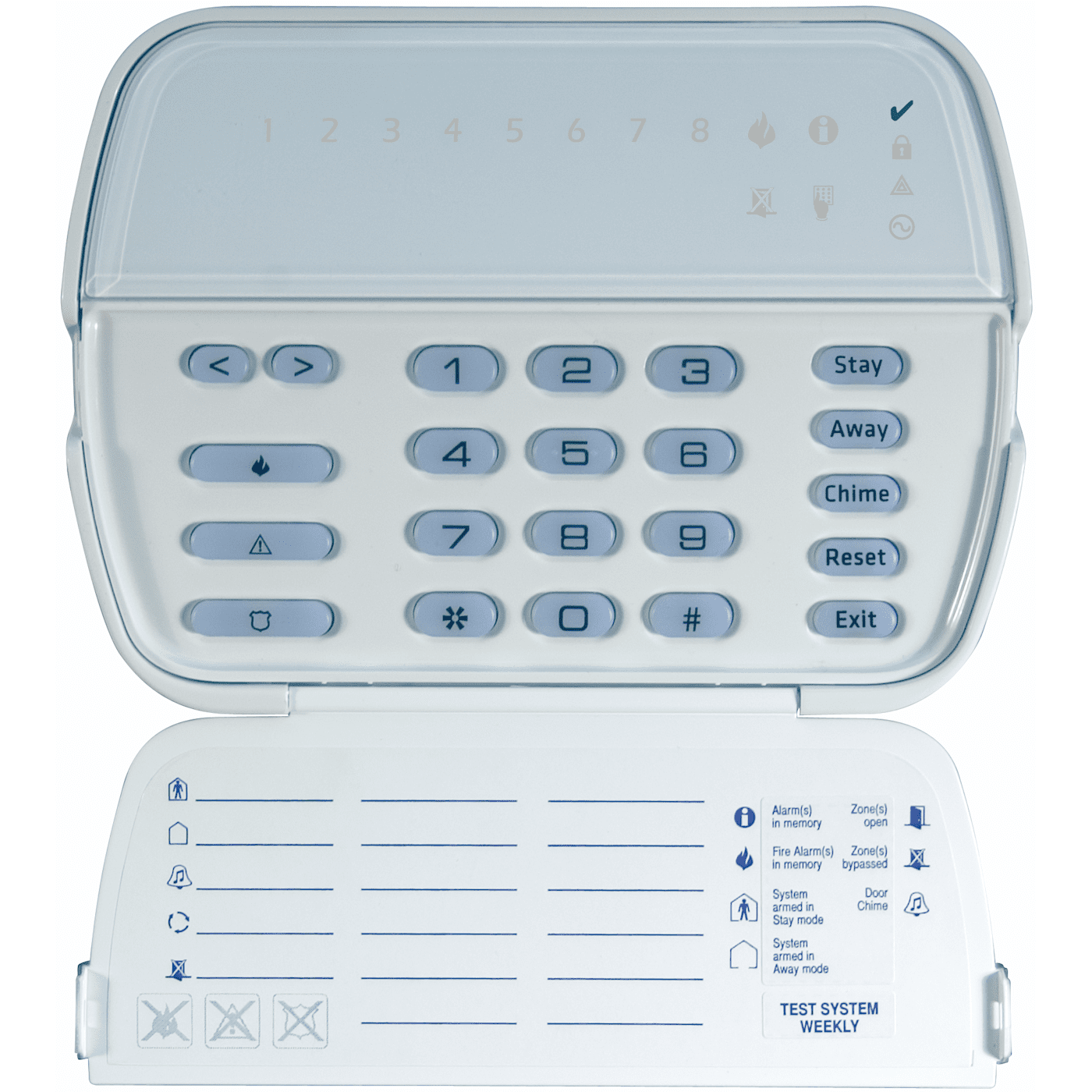 RFK5508 DSC LED Hardwired Alarm Keypad with 433 MHz Transceiver (for