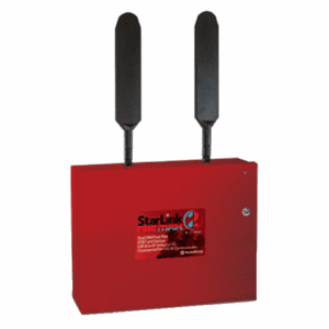 SLE-MAX2-CFB - Napco StarLink Commercial Fire Dual-Path IP/Cellular and Dual-SIM AT&T/Verizon Alarm Communicator in Metal Enclosure with Direct AC Power (Compatible with Most Panels)