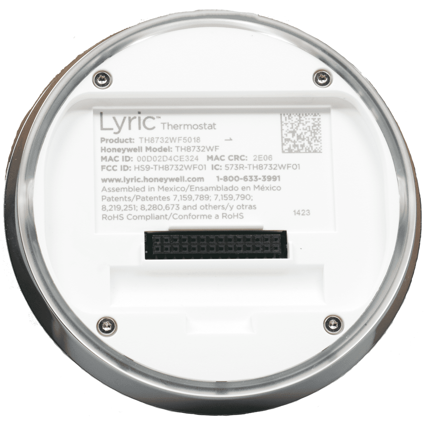 TH8732WFH Resideo Honeywell Home Lyric Round Smart Thermostat