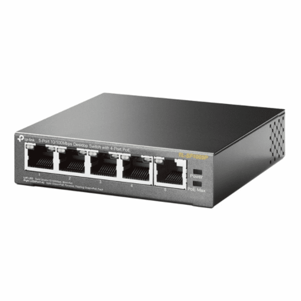 TL-SF1005P - TP-Link 5-Port 10/100Mbps Desktop Switch with 4-Port PoE