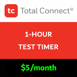 Total Connect 1-Hour Test Timer Services