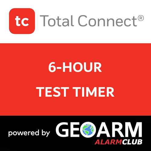 Total Connect 6-Hour Test Timer Services