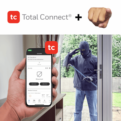 Total Connect Burglary Intrusion DIY Home Alarm Monitoring Services