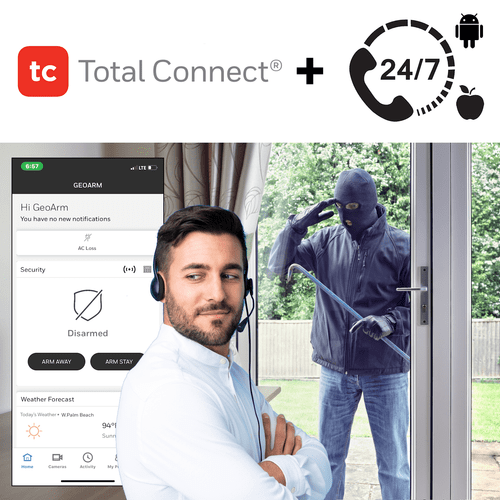 Total Connect Burglary Intrusion Interactive Home Alarm Monitoring Services