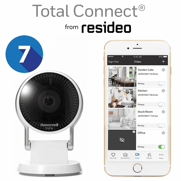 Total Connect 8 Standalone Business Security Camera Services with 7-Days Storage (Powered by TC 2.0 App)
