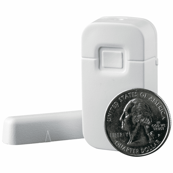 TX-1012-01-1 - GE Interlogix Wireless Micro Crystal Door/Window Alarm Contact (in White Color)