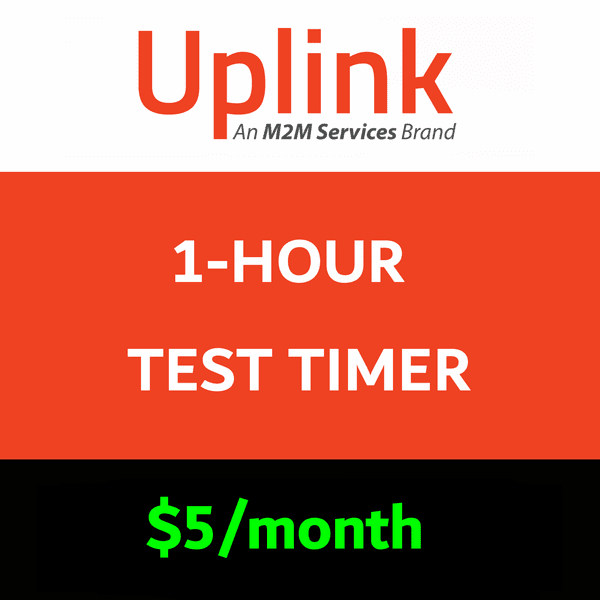 Uplink 1-Hour Test Timer Services