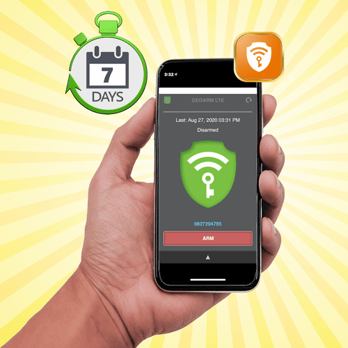 Uplink DIY Cellular Gold Interactive Business Alarm Monitoring Services and Weekly Supervision Test (Powered by UplinkRemote App)