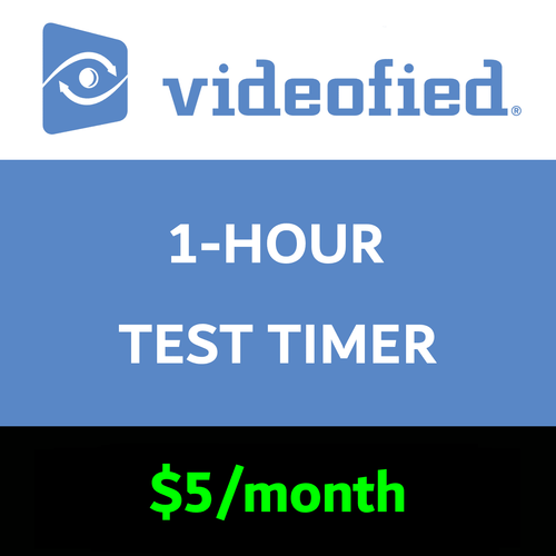 Videofied 1-Hour Test Timer Services
