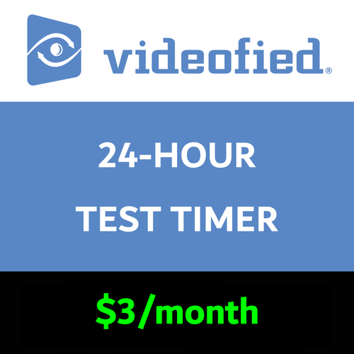 Videofied 24-Hour Test Timer Services