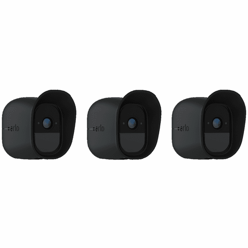 VMA1200B-10000S - Arlo Skins in Black-Color (3-Pack for Arlo and Arlo Pro Cameras)