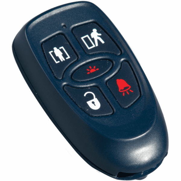 WS4969 - DSC Remote 4-Button Alarm Keyfob (w/Built-In Flashlight)