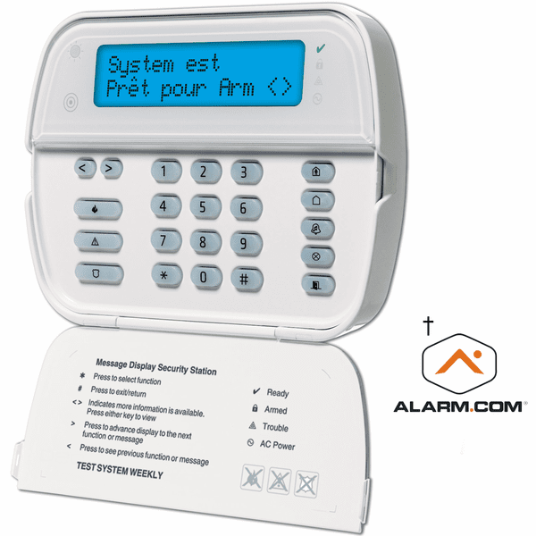 WT5500A - DSC Wireless 2-Way Alarm Keypad for Alarm.com (for DSC Alexor or Impassa Panels)