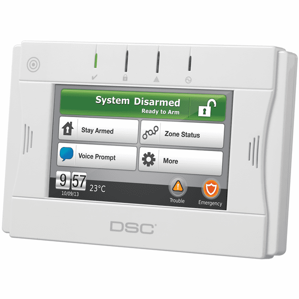 WTK5504 - DSC Wireless 2-Way Touchscreen Alarm Keypad (for DSC Alexor/Impassa/PowerSeries Control Panels)