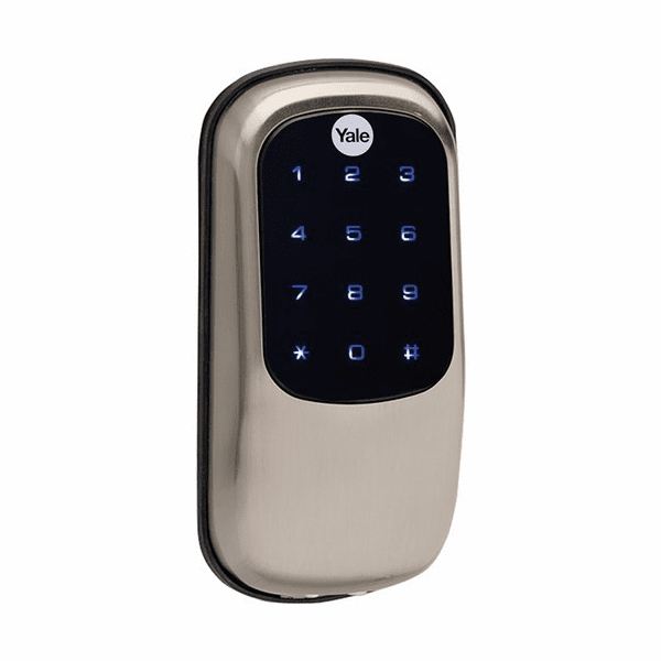 YRD110ZW-619 - Yale Pushbutton Key-Free Keypad Deadbolt Lock with Z-Wave (in Satin Nickel Finish)