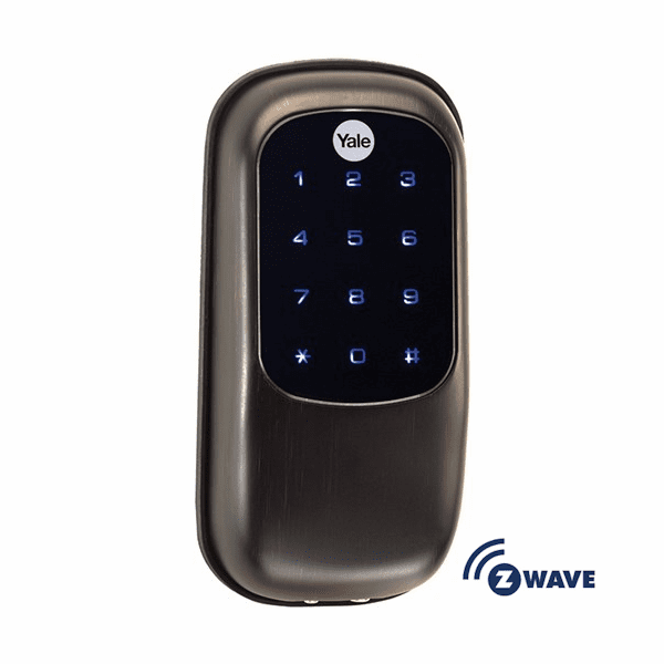 YRD110ZW0BP - Yale Z-Wave Key Free Touchscreen Deadbolt (in Oil Rubbed Bronze Finish)