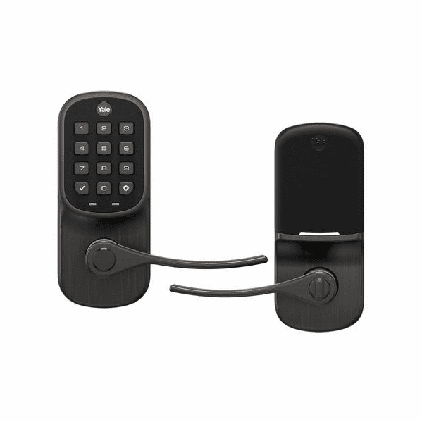 YRL236-ZW2-0BP - Yale Assure Lever Pushbutton Keypad Key-Free Lock with Z-Wave Plus (in Oil Rubbed Bronze Finish)
