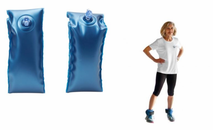 Water Filled Adjustable Ankle Weights - Sold in Pairs