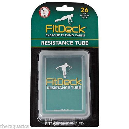 Fitdeck Resistance Tube - Exercise Flash Cards