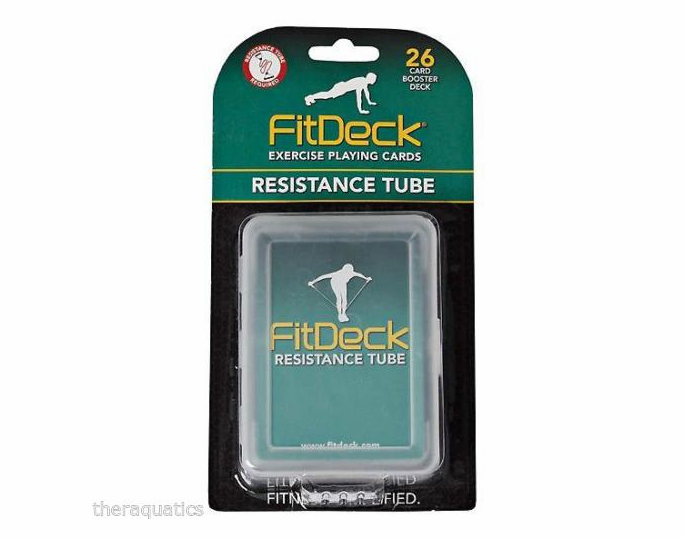 Fitdeck Resistance Tube - Exercise Flash Cards