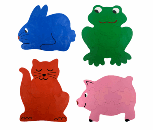 Sinking Jumbo Animal Puzzles - Set of 4 thumbnail