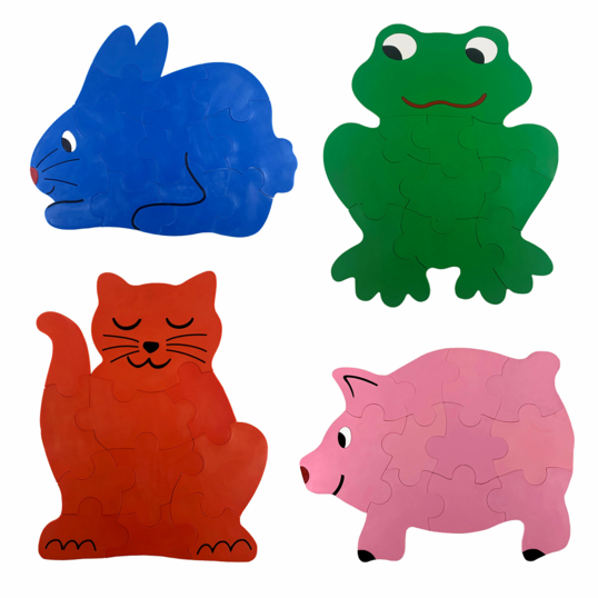 Sinking Jumbo Animal Puzzles - Set of 4