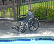 Stainless Steel Aquatic Wheelchair