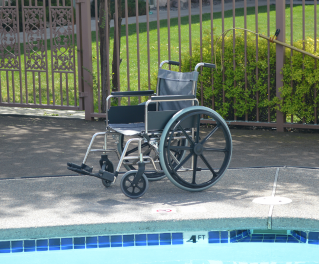 Stainless Steel Aquatic Wheelchair