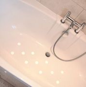 Tenura Self-Adhesive Non-Slip Bath and Shower Safety Circles - Clear