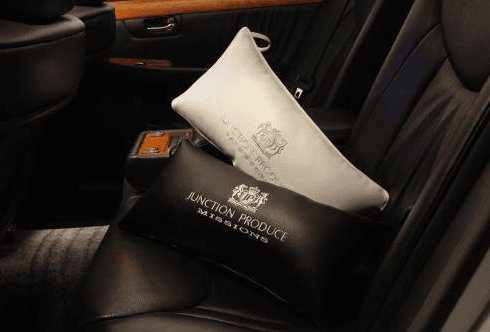 M*様 JUNCTION PRODUCE MISSIONS クッション２枚セット Junction Produce Missions Throw Pillow White Black 47SHEETKEI14