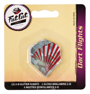 2-D Glitter Flights (12 Pack)