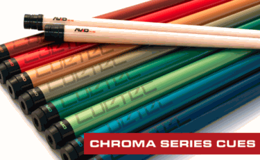 AVID Chroma series pool cues AVID Chroma series pool cues
