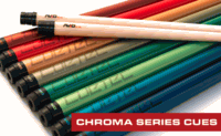 AVID Chroma series pool cues
