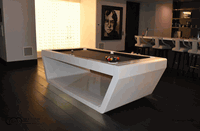 Eden Pool table, White Eden Pool table, White