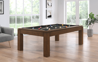 Centerville Pool Table with Dining Top - Brown Walnut