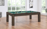 Centerville Pool Table with Dining Top - Grey Walnut