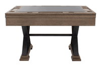 "The Weathered" 3 in 1 - Rectangular SLATE Bumper Pool, Card & Dining Table in Desert Sand by Berner Billiards