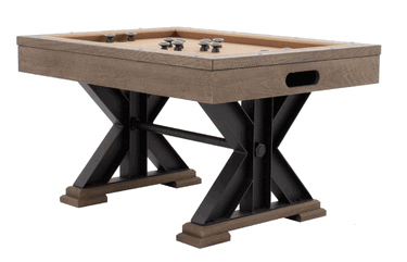 "The Weathered" Rectangular SLATE Bumper Pool Table in Desert Sand by Berner Billiards