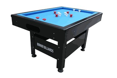 The Orlando Outdoor Bumper Pool Table in Black by Berner Billiards