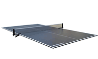 Table Tennis / Ping Pong Conversion Top in Black by Berner Billiards