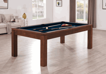 Imperial Penelope II Pool Table in Whiskey with Dining Top, 7'