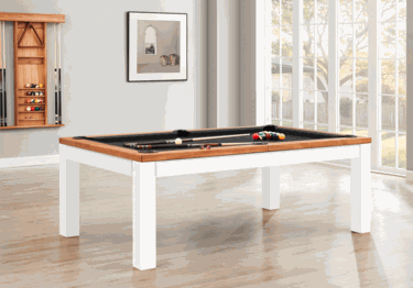 Imperial Penelope II Pool Table in Acacia & White