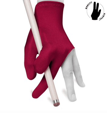 Billiard Quality Glove Burgundy