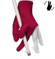 Billiard Quality Glove Burgundy