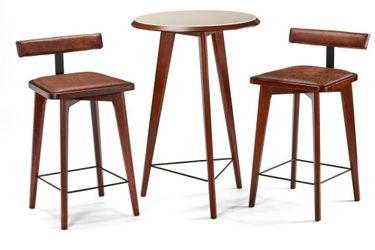 Sao Bento Pub Table Set in Chestnut