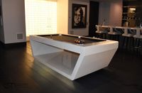Eden Pool table, White