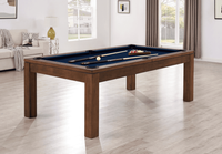 Penelope II Pool Table in Whiskey with Dining Top, 7' Penelope II Pool Table in Whiskey with Dining Top, 7'