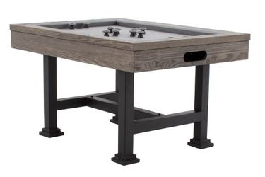 "The Urban" Rectangular SLATE Bumper Pool Table in Silver Mist by Berner Billiards